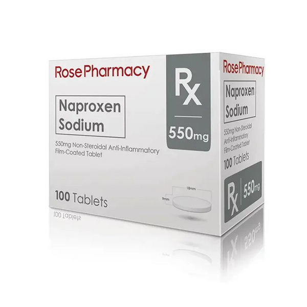 ROSE PHARMACY Naproxen Sodium 550mg FilmCoated Tablet 1's price in the
